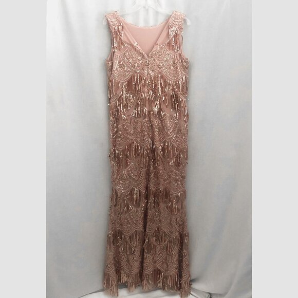 Goddiva Sequin Dress Evening Formal Parties Prom Size 8 NWT - Picture 9 of 13